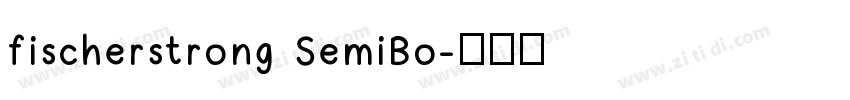 fischerstrong SemiBo字体转换